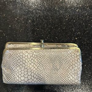 HOBO Snake Skin Clutch Wallet